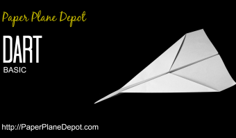 How to make an easy paper plane via http://PaperPlaneDepot.com
