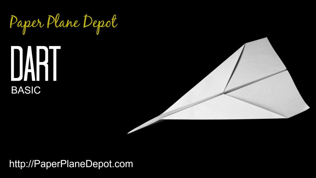 Basic dart paper plane depot