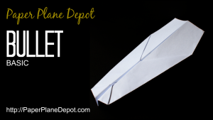 How to make a paper plane (the Bullet plane) via http://PaperPlaneDepot.com