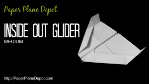 How to make a paper airplane - an Inside-Out Glider! Instructions, videos, tips and more at the kid-friendly http://PaperPlaneDepot.com